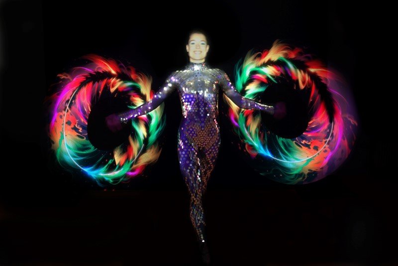 Inge Evers met visual poi's.